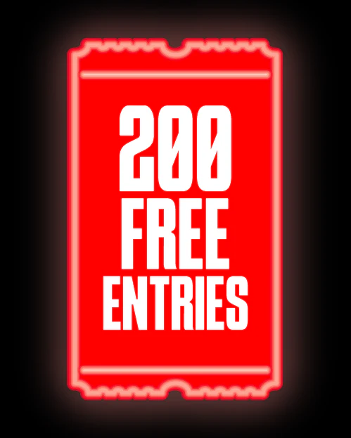 🎁 200 Free Entries!