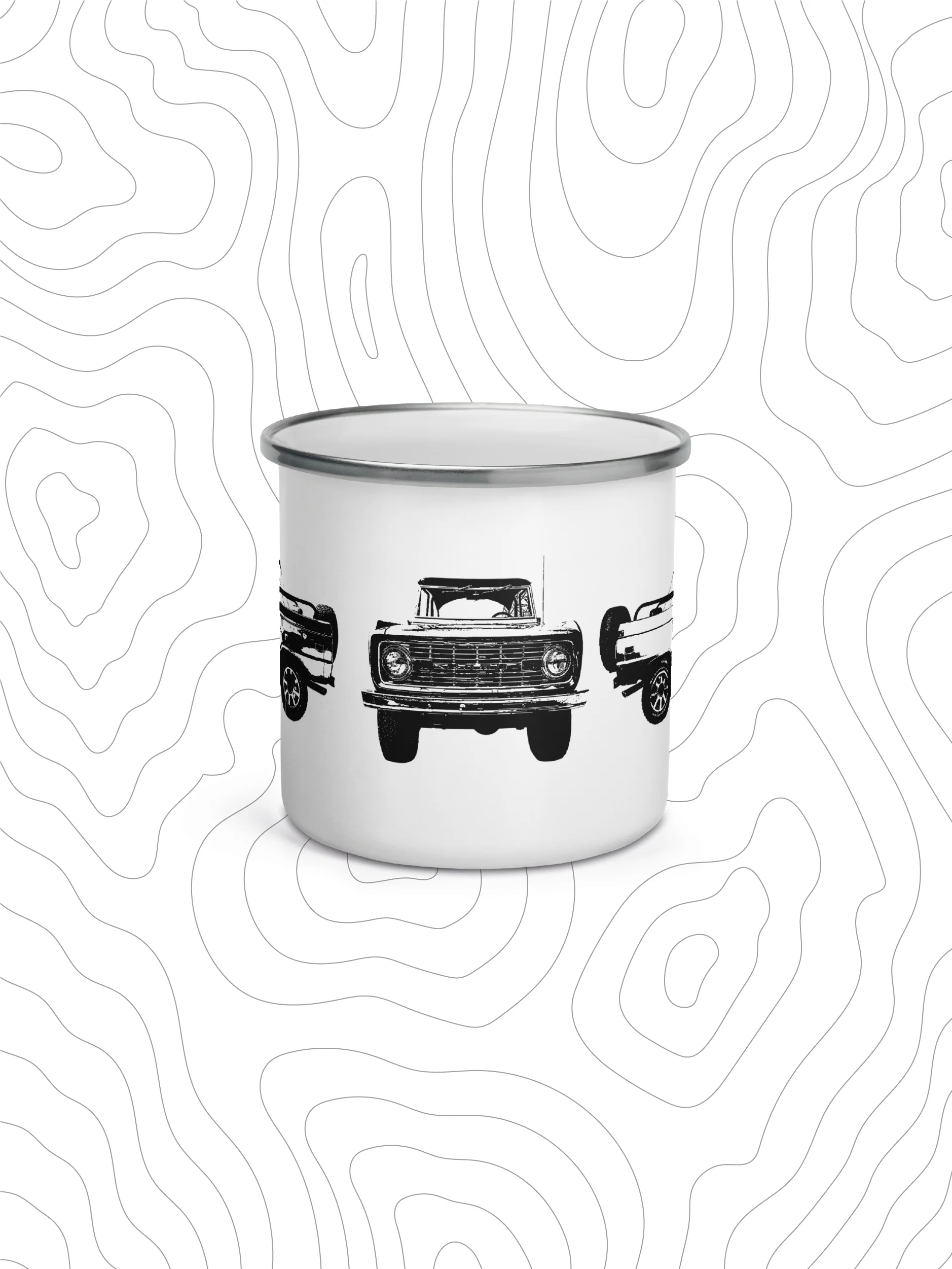 Bronco Classic Enamel Mug - Image 3